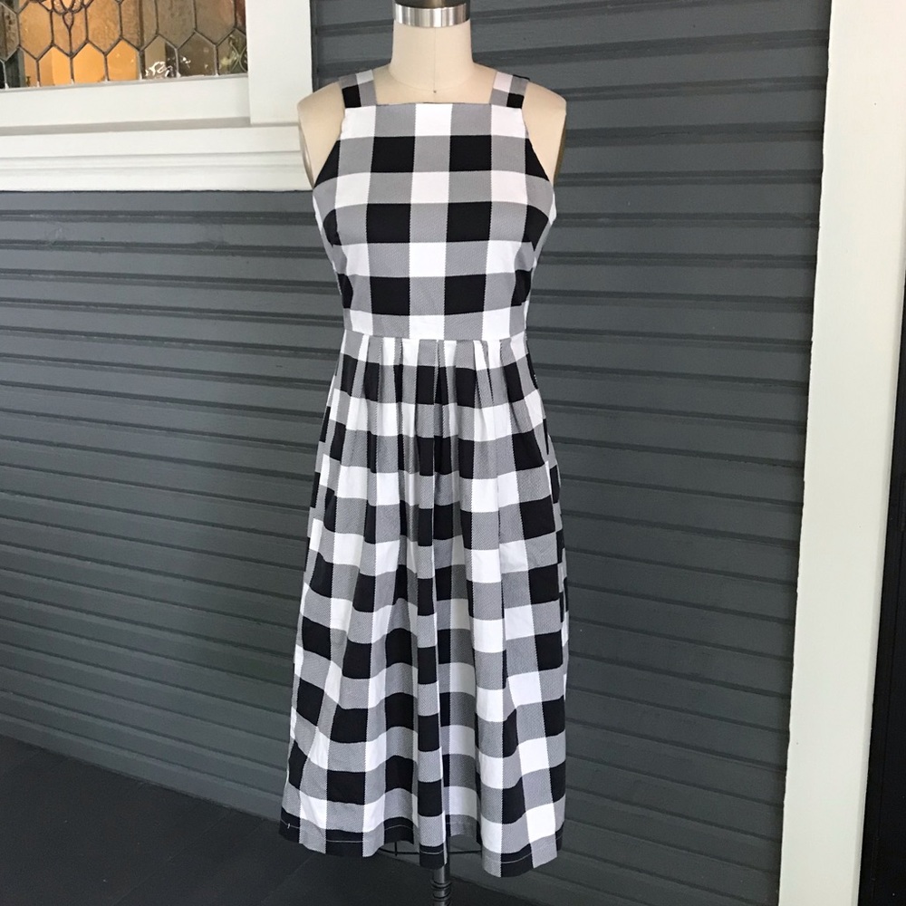 ASOS midi gingham dress